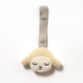 【正規販売店】10mois モワ チャームハンカチ 2枚セット | ディモワ  ガーゼハンカチ タオル ストラップ付き モワちゃん 羊 キャラクター 可愛い ベビーカートイ  ファーストトイ