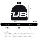 FUBU フブ ニットキャップ メンズ シャギー ビーニー ニット帽 防寒 アクリル ブランド ギフト プレゼント ヒップホップ ダンス レディース ユニセックス 秋冬 fam-62901 2026FW karlas