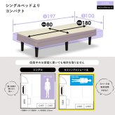 ベッド 寝具 マットレス 脚付きマットレス マット セミダブル マットレス付き すのこ 脚付 脚付マット ボンネルコイルマットレス