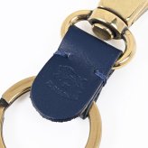 イルビゾンテ キーリング キーホルダー メンズ レディース バケッタレザー 本革 ネイビー C0551 P 866 SKH016PG0020BL137