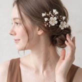 Rora ヘアアクセサリー 通販 ヘアピン 2個セット 髪飾り子ども Uピンセット セレモニー 七五三髪飾り 結婚式お呼ばれ ピアノ発表 入学式卒業式 浴衣着物和装 キッズ女の子用 フォーマルヘア まとめ髪アレンジ パーティー お祭り