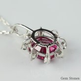 上質 ルビー 1.121ct ダイヤモンド 0.11ct ネックレス ペンダント プラチナ Pt900 850 ルビーネックレス 一粒 レディース シンプル 可愛い 赤 レッド  Drops