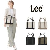 Lee リー トートバッグ Gemm トート 手持ち 斜め掛け かばん 鞄 カバン バッグ 普段使い 使いやすい レディース メンズ ギフト プレゼント ブラック 320-5041