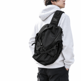 【ラッピング無料】Gran Walker ALPHA-PACK 23L 大容量 拡張式 ボディバッグ メンズ 多機能 スリングバッグ ガジェット収納 通勤 通学 旅行 ギフト 釣り キャンプ