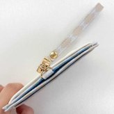 サンリオ シナモロール リール付パスケース 定期入れ ICカードケース キャラクター グッズ かわいい おしゃれ 通勤 通学 合皮 レディース キッズ サンリオ正規ライセンス品