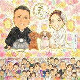 結婚記念日の記念に、似顔絵という特別な贈り物をお届け。 プレゼント 似顔絵 結婚祝い 贈り物 名入れ ギフト 手描き 結婚記念日 ウェルカムボード 挙式 記念 お祝い 同僚 家族 友人 友達 カップル 名入れ 修正無料 下書き確認 喜ばれる 一生もの 親孝行 そっくり 結婚式 宝物 ウェディング 一生もの 大量注文 ブライダルギフト 還暦祝い バレンタインデー 長寿祝い 初任給 サプライズ 贈答品