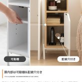 サイドテーブル サイドキャビネット ナイトテーブル ミニテーブル スリム コンパクト 薄型 省スペース 2口コンセント USBポート 収納 可動棚 隙間 寝室 リビング ダイニング 横 おしゃれ 新生活 シンプル 北欧 モダン ホワイト ナチュラル 机