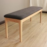 ダイニングベンチ メーベル レッドオーク 天然木 92cm・120cm ナチュラル・ブラウン W92xD35xH44cm / W120xD35xH44cm ベンチ 長椅子 食卓椅子 ダイニング 木製 ナチュラル ブラウン おしゃれ