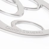ジョルジオスタメッラ バックルのみ トップ式バックル Gロゴバックル レディース ブラス100% アルチェ用 幅3cm用 FBM GLB2 30 シルバー 送別会 誕生日 お中元 結婚祝い 結婚式 高級 父の日 母の日 ホワイトデー