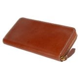 ベリーズヨーク　BELLIES YORK　ラウンドファスナー長財布　BYTM1878BR　ブラウン　ベジタブルタンニン　イタリアンレザー　牛革　”エイジングを楽しむ革小物”