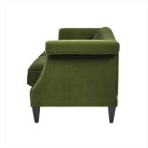 ジェニファーテイラー ソファ 3人掛け ソファー Elaine V036 Velour Olive Green Jennifer Taylor アメリカ家具 ファブリック 布張り おしゃれソファ アンティーク おしゃれ ジェニファー お手入れも簡単です