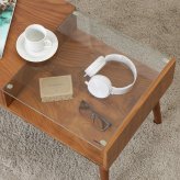 リビングテーブル オスロ HH-8040PG WHW M.ブラウン 1色展開 ローテーブル センターテーブル 折りたたみ 省スペース おしゃれ シンプル 新生活 家具 インテリア 不二貿易