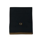 フレッドペリー FRED PERRY Merino Wool Scarf メリノウール スカーフ マフラー c3319-u12 ユニセックス Black Dark Caramel マフラー