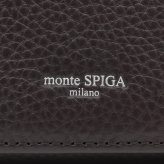モンテスピガ　monte SPIGA　カードケース　MOSMSP110DBR　ダークブラウン　濃茶　シュリンクレザー　牛革　名刺入れ