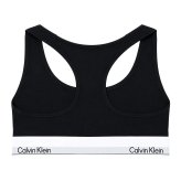 カルバンクライン Calvin Klein(CK) ブラ&ショーツ Tバック セット ロゴ 無地 ノンワイヤー アンダーウェア インナー 下着 QF8493+QF8518 レディース ブラック