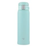 象印 ステンレスマグ ワンタッチ 480ml ミントブルー マグボトル 広口 ワンタッチオープン 保温保冷 食洗機対応【北海道・沖縄県・離島 配送不可】