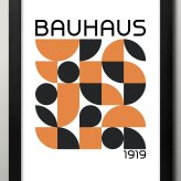 日本製 バウハウス BAUHAUS ミッドセンチュリー A3 サイズ ポスター アート おしゃれ 絵画 インテリア 北欧 イラスト マット紙 艶消し アートパネル 額 フレーム デザイン 壁掛け ギフト 新築祝い ディスプレイ  速達 送料無料
