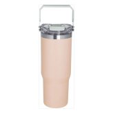 アンサンブル ストロー付2WAYタンブラー900mL ピンク 2WAYタンブラー ストロー付き 取っ手付き【北海道・沖縄県・離島 配送不可】