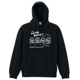 トレイルランニング パーカー プルオーバー メンズ レディース ジュニア 練習着 裏パイル おもしろ 名入れ スウェット おしゃれ キッズ 大きいサイズ 文字入れ無料 「トレイルランニャー」 アートワークスコウベ 【送料無料】