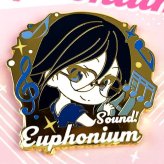 響けユーフォニアム 久美子 あすか ピンバッジセット 久美子＆麗奈 響け！ユーフォニアム アニメ  (MCOR)