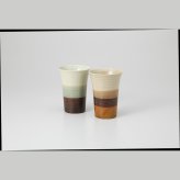ストラータ フリーカップペア 磁器 美濃焼 やきものの里から、暮らしを贈ります。　ギフト 食器 セット テーブルウェア