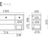 キャビネット サイドボード おしゃれ 幅156 無垢材 かっこいい ウォールナットブラウン 西海岸 ヴィンテージ シンプル スタイリッシュ メンズ モテる モダン リビング 人気 キャビネット 北欧 収納棚 収納家具 リビング収納 インテリア