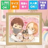 ギフト 両親 似顔絵 手描き プレゼント 名入れ 贈り物 結婚記念日 記念日 お祝い 誕生日 お父さん ご両親 お母さん 両親 下書き確認 修正無料 名入れ 一生もの 実績多数 宝物 そっくり 思い出 記念 結婚記念日 披露宴 大量注文 ウェディングギフト 喜ばれる お祝いの品 イラスト 贈答品 同窓会 喜寿祝い 還暦祝い 結婚祝い 初任給 カラフル 白寿祝い