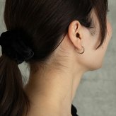 【ジュエリーの町 山梨県甲府製】 K18 フープピアス 18金 片耳 2x15mm 日本製 1個売り プレゼント ギフト メンズ レディース 金属アレルギー対応 品質保証書