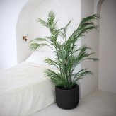 観葉植物 造花 チャメドレアヤシ BROWN 全高約180cm 大型 フェイクグリーン 高級 本物そっくり リアル おしゃれ インテリア 人工観葉植物 アーティフィシャルグリーン 目隠し オフィス 店舗 ホテル 開店祝い 室内 リビング 玄関 風水 ヤシの木 フェイク