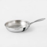 ビタクラフト プロ フライパン 24cm IH ステンレス 正規品 ガス火 直火 単品 業務用 コーティングなし シェフ 長持ち 高耐久 シルバー オールステンレス 省エネ 食洗機対応 無油料理 無水調理 時短 保温 持ちやすい 握りやすい 蓋なし No.0313