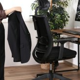 オフィスチェア ダービット ブラック・グレー 2色展開 デスクチェア パソコンチェア 在宅ワーク おしゃれ シンプル 新生活 家具 インテリア 不二貿易