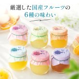 国産果汁使用 凍らせて食べる 6種のフルーツ ソルベセット もも りんご みかん じゃばら ゆず スチューベン ぶどう ゼリー シャーベット デザート ギフト プレゼント 内祝い お返し 贈り物 人気 おしゃれ 定番ギフト