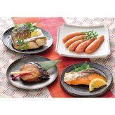 お歳暮・冬ギフト 博多の味 やまや 辛子明太子とレンジで簡単焼き魚セット (38326) ※送料無料(北海道・沖縄・離島への配送不可)