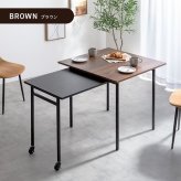 伸縮スライド式ダイニングテーブル正方形 伸縮スライド式 ダイニングテーブル 正方形 家具 キッチン リビング モダン 木製 コンパクト 空間 レンタル インテリア 家庭 ワンルーム 収納 機能 幅75～125cm奥行75cm高さ72cm 新生活