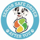 カーサイン 高齢者マーク SENIOR SAFE DRIVER ダルメシアン ステッカー シール 直径13cm 肉球 日本製 車