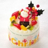 クリスマス 2026 予約 Xmas 人気 かわいい クリスマスケーキ フルーツ生クリームケーキ 3号 1名様用 お一人様ケーキ ひとり 1人用 単身 プチ 2人用 冷凍