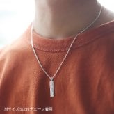 ハワイアンジュエリー ネックレス シルバー ペアネックレス 2本セット 刻印 無料 誕生石入れ可 スクエア プレート Sサイズ Mサイズ シルバー925 大人 友達 長さ選べる カップル 夫婦 プレゼント ハロウィン 【品番：CG-SP10702-SP10802P】