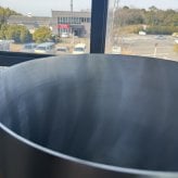 鉢カバー おしゃれ 大型 13号 10号 KONTON コントン フェルム シリンダー キャスター付き 移動 円柱 丸型 屋内 室内 高級 北欧 モダン ナチュラル 観葉植物用 多肉植物 サボテン 特大 底穴なし スチール アルミ 玄関 リビング インテリア プランター 深型 ブラック