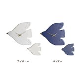 Welcome Bird Wall Clock IV[掛け時計 おしゃれ 北欧 壁掛け時計 鳥 モチーフ ウォールクロック 静音 スイーブ秒針 掛時計 カチカチ 音がしない インテリア 雑貨 壁飾り 時計 ウォールコレクション セット ナチュラル 可愛い]