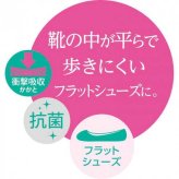 インソール 女性用 フラットシューズ 中敷き 衝撃吸収 アーチサポート 抗菌 防臭 バレエシューズ パンプス ローファー スリッポン 疲れにくい 靴底 滑り止め レディース 22.5 23.0 23.5 24.0 24.5 25.0 25.5