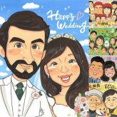 結婚式のプレゼントに、気持ちが伝わる似顔絵をお届けします。下書き確認ができるので、安心して贈れます。 結婚式 似顔絵 ギフト プレゼント 名入れ 手描き 贈り物 結婚式 ウェディング 記念 ブライダル 婚礼 新婦 両親 カップル 新郎 名入れ 下書き確認 修正無料 一生もの そっくり 喜ばれる 似てる 思い出 一生もの 結婚式 ウェディング イラスト 贈答品 バレンタインデー 初任給 感謝