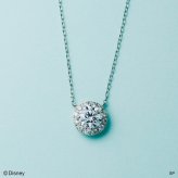 【受注生産品】【送料無料】シンデレラ ダイヤモンド ネックレス 一粒ダイヤモンド 0.5カラット ディズニー ヘイロー レディースネックレス プラチナ ラボダイヤ ラボグロウンダイヤモンド disney プリンセス ブランド かわいい アクセサリー 10代 20代 30代 40代 50代 レディース 女性 誕生日 記念日 プレゼント 母の日 white clover ホワイトクローバー