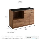キッチンカウンター キッチン収納 日本製 特殊鋼板を使った組み合わせ 【Lugo-ルゴ-】120cm オープン収納+扉収納 新生活