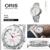 オリス ORIS アクイス ジャパンリミテッドエディション AQUIS JAPAN LIMITED EDITION 腕時計 自動巻 01 733 7789 4111-Set【2025 新作】