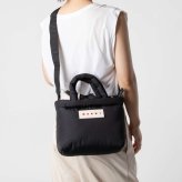 マルニ MARNI PUFF E/W TOTE BAG パフ トートバッグ BMMP0131U2 P8068 ショルダーバッグ メンズ レディース バッグ ブラック