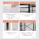 食器棚 ゴミ箱収納付き キッチンカウンター ゴミ箱スペース キッチンラック 幅90 奥行40 高さ85 レンジ台 間仕切り 棚 スリム ラック 作業台 食器 家電 収納 天板 メラミン 木製 ホワイト：