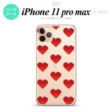 iPhone11ProMax iPhone11pro max スマホケース ハードケース ハート A 赤 メンズ レディース nk-i11pm-017