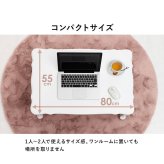 テーブル フェミニンシリーズ 折れ脚 ホワイト 幅80cm 収納 リビング収納 白 白家具 姫系 可愛い 大人可愛い 折りたたみできて便利、猫脚とアンティーク風のデザインが可愛いコンパクト