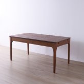 ダイニングテーブル 伸長式 無垢材 レッドオーク 天然木 W150/180xD80xH71cm 食卓テーブル 木製 食卓机 リビング ダイニング ブラウン おしゃれ 新生活