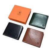 ベリーズヨーク 二つ折り財布 メンズ レディース 本革 イタリアンレザー コンパクト 軽量 牛革 財布 小銭入れ付き ブラック ブラウン グリーン 誕生日 プレゼント ギフト BELLIES YORK 成人 卒業 入学